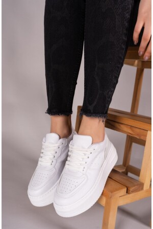 Beyaz Beyaz Kadın Sneaker 0012255 - 5