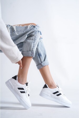 Beyaz - Kadın Air Sneaker Md1147-101-0001 - 3