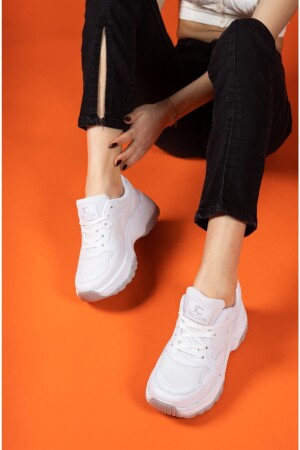 Beyaz Kadın Sneaker 0012140 - 1