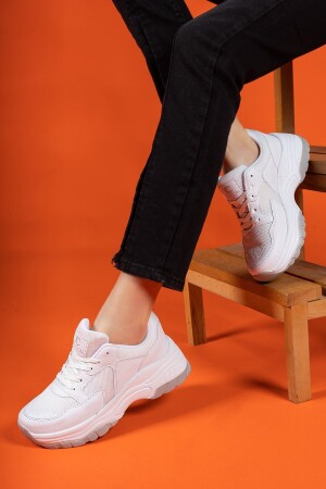 Beyaz Kadın Sneaker 0012140 - 3