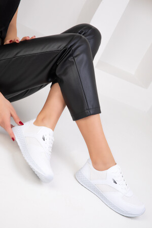 Beyaz Kadın Sneaker 17166 - 5