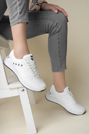 Beyaz Kadın Sneaker Günlük Ayakkabı - 1