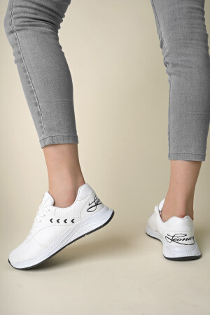 Beyaz Kadın Sneaker Günlük Ayakkabı - 3