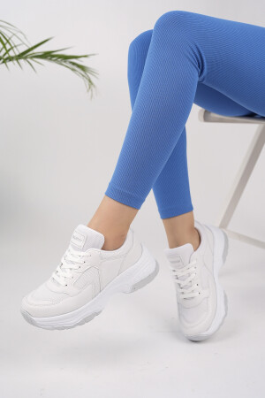 Beyaz Kadın Sneakers Spor Ayakkabı Milano - 1