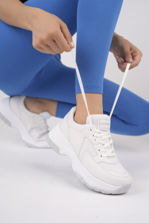 Beyaz Kadın Sneakers Spor Ayakkabı Milano - 2