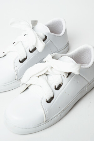 Beyaz Kadın Spor Sneaker Casuel Günlük Ayakkabı - 6