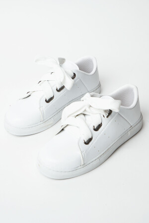 Beyaz Kadın Spor Sneaker Casuel Günlük Ayakkabı - 7