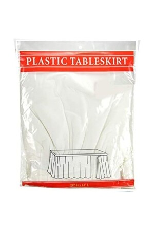 Beyaz Masa Eteği Plastik - 5
