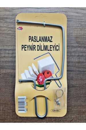 Beyaz Peynir Kaşar Peynir Dilimleyici Paslanmaz Çelik 2ad Yedek Telli - 7