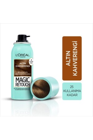 Beyaz Saçlar Için Kapatıcı Altın Kahve Saç Spreyi -magic Retouch 10 Chatain Dore 75 Ml - 2