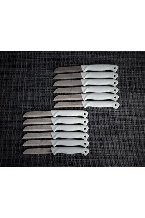 Beyaz Simli Meyve Bıçağı 12 li - Solingen