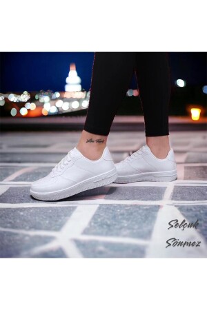 Beyaz Sneaker Spor Ayakkabı - 2