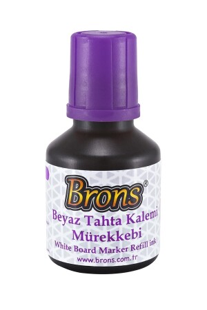 Beyaz Tahta Kalem Mürekkebi 30 ml -mor - 1