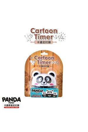 Beyaz Yaratıcı Mekanik Cartoon Panda Timer 60 Dakika Sevimli Plastik Zamanlayıcı SDT20000TİM - 5