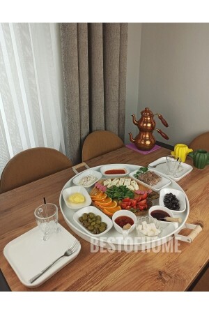 سلة دائرية من الخشب الأبيض مقلية من الخشب الكبير الحجم Bh102 BYT37 - Bestofhome