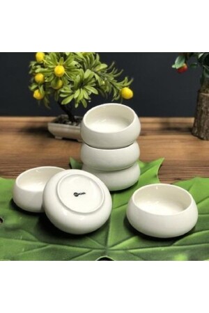 Bianco Perla 14 Cm 6 Lı Porselen Yuvarlak Bombeli Kase 0216 - ACAR