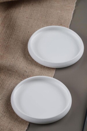 Bianco Perla Porselen Yuvarlak Tabak - 14 Cm INT-ACARLAR415 - 2