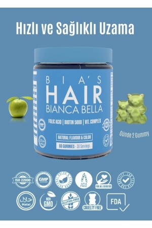 Bia's Hair Gummy Hair Vitamin 60 Stück - 2