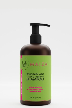 Biberiye Nane Güçlendirici Şampuan - Rosemary Mint Strengthening Shampoo 335 ml - Maiza