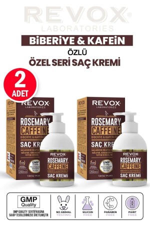 Biberiye ve Caffein Özlü Saç Kremi 250 ml X 2 Adet - 1