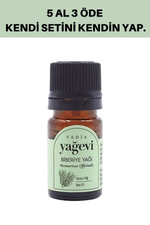 Biberiye Yağı 5 ml - Saf Biberiye Uçucu Yağı - 1