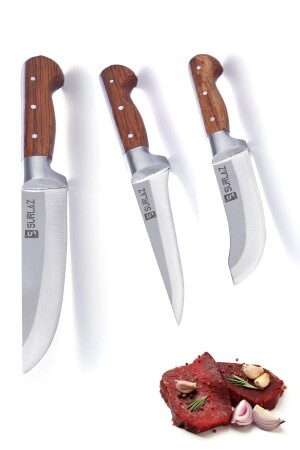 Bıçak Seti 3 Parça - Sürlaz