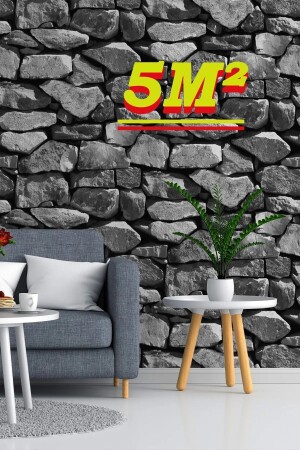 Bien Exclusive 5329 Taş Desenli Premium 3d Stone Duvar Kağıdı 5-30 M² - 1