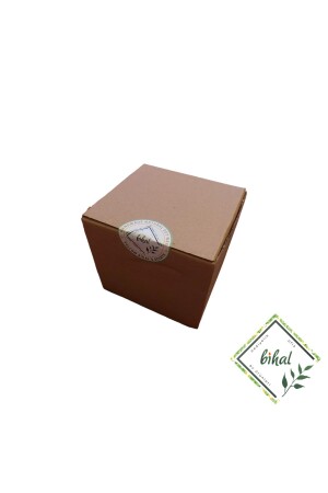 Bihal Kerze mit natürlichem Bernsteinduft, Sojawachs und Holzdocht (100 ml – 230 g) - 6