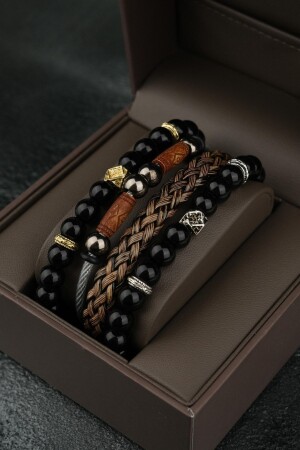 مقعد من الجلد والحجر الطبيعي - Jackferrero