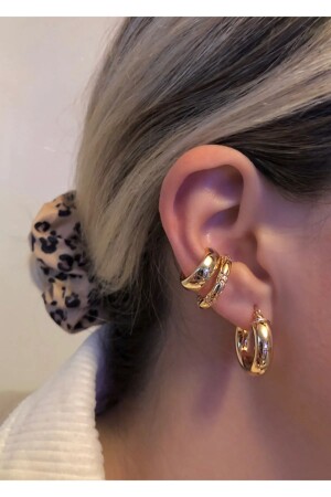 منز من اللون الذهبي للمرأة (قراطيم الأذن) - Aurrari