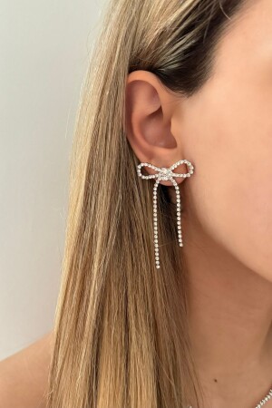 أرنق قوس الحجر من الزيركون الفضي - Lavian Accessories