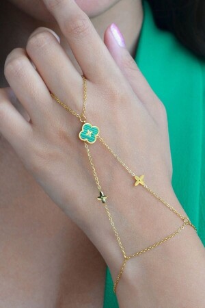 منز-خضراء الفولاذ المزهرة البازيليسك الذهبية - Sacce Scarves&Accessories