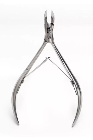 Bileyli Solingen Manikür Et Pensi 5mm Çift Yaylı Paslanmaz Çelik - Gümüş Rengi Grau-200 - 1
