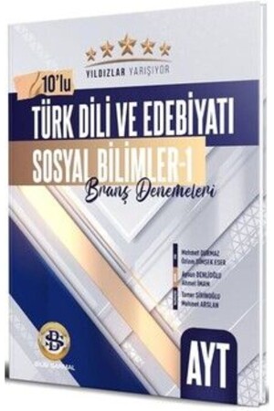 Bilgi Sarmal AYT Türk Dili ve Edebiyatı Sosyal Bilimler 1 Yıldızlar Yarışıyor 10 lu Branş Denemeleri - 1