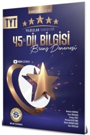 Bilgi Sarmal TYT Dil Bilgisi Yıldızlar Yarışıyor 45 li Branş Denemesi - 2