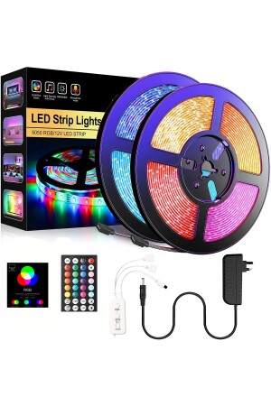 Bilgisayar Masası RGB Aydınlatma Sistemi Oyuncu Masası Kumandalı Led Aydınlatma - 4