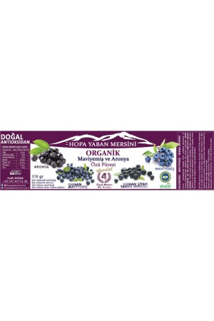 Bio-Blaubeer- und Aronia-Extrakt-Püree – zuckerfrei – 350 g - 5