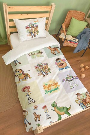 Bio-Einzelbettbezug-Set – Cartoon-Serie – Toy Story Patchwork ETNTT1BCCS031 - 2