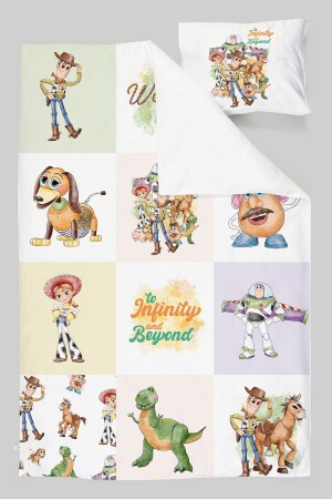 Bio-Einzelbettbezug-Set – Cartoon-Serie – Toy Story Patchwork ETNTT1BCCS031 - 6