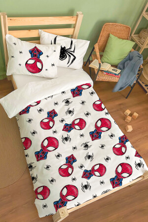 Bio-Einzelbettbezug-Set – Serie „For Baby“ – Spiderman BSNVRTK00T038 - 2