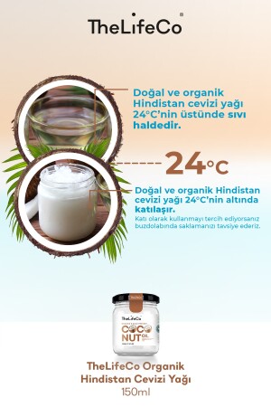 Bio, kaltgepresstes Kokosöl 150 ml (vegan) HT198584 - 2