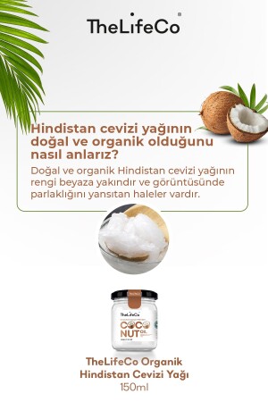 Bio, kaltgepresstes Kokosöl 150 ml (vegan) HT198584 - 5