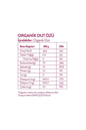 Bio-Maulbeerextrakt für Kinder 290 g (kaltgepresst) - 8