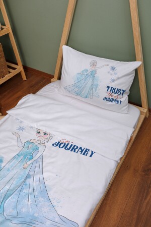 Bio-Montessori-Bettbezug-Set (100 x 200) – Cartoon-Serie – Frozen Elsa ETNMN1STCS004 - 4