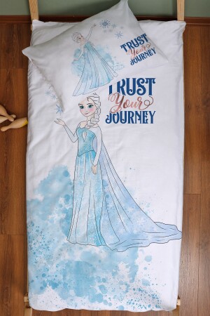 Bio-Montessori-Bettbezug-Set (100 x 200) – Cartoon-Serie – Frozen Elsa ETNMN1STCS004 - 5