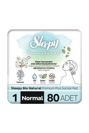 Bio Natural Premium Plus Günlük Ped Normal 80 Adet Ped - 1