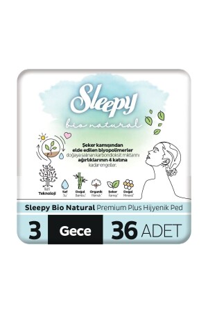 Bio Natural Premium Plus Hijyenik Ped Gece 36 Adet Ped - 1