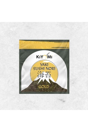 Bio Sushi Yaki Nori Gold – Getrocknete Algen 50 Stück - 1