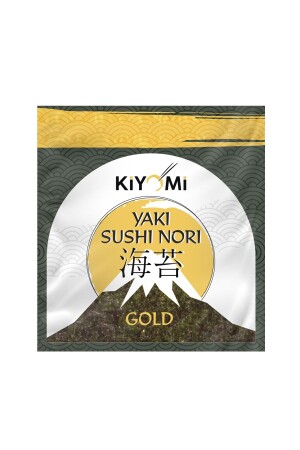 Bio Sushi Yaki Nori Gold – Getrocknete Algen 50 Stück - 3