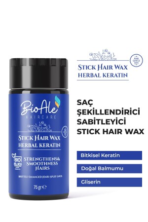 Bioale Güçlendirici Stick Wax Bitkisel Keratin 75 gr - 1